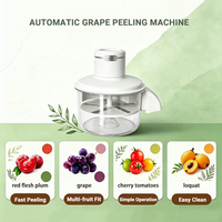 Machine à peler les raisins automatique, éplucheur multi-fruits pour raisins verts, cerises, tomates, petits fruits ronds, qualité alimentaire, vente en gros