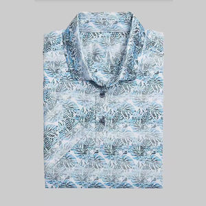 Custom logo Sublimed Lapel High Quality Moisture Wicking Breathable Performance <b>Mens</b> 4 Way <b>Stretch</b> Chino Golf Polo <b>Shirts</b> - Product Image 5