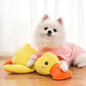 Juguete para perros de pato calmante, duradero, amarillo, pato de peluche, juguete para perros, suministros para mascotas de interior, juguete para perros de peluche - Product Image 4