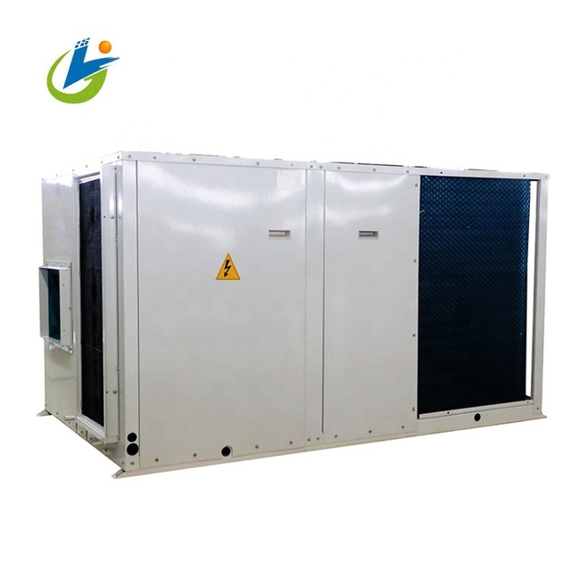 Industrial Rooftop Packaged Air Conditioner with Heat Pump DX System High-Accuracy Motor for Commercial Use