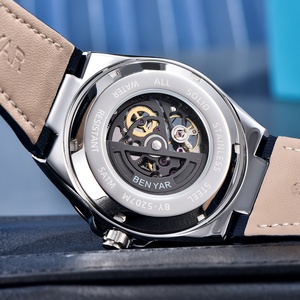 Montre BENYAR 5207 Automatic Movement <b>Mechanical</b> <b>Watches</b> Men New 42mm Skeleton Automatic Relojes Benyar Para Hombre - Product Image 4
