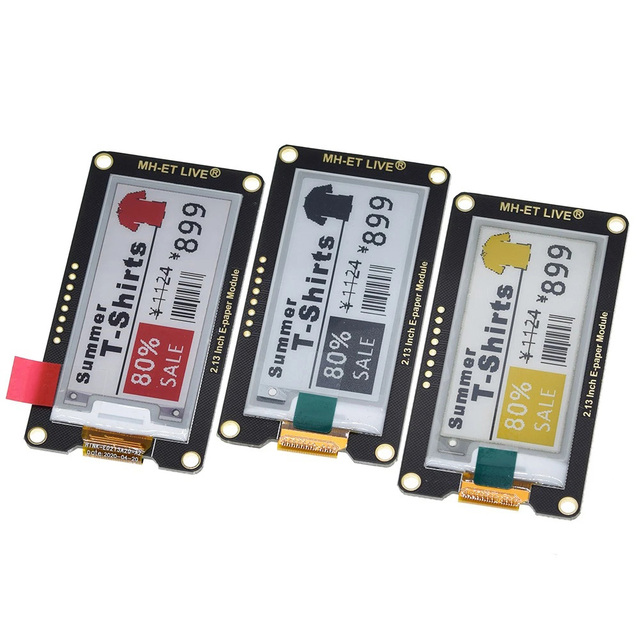 2.13" 2.13 Inch Epaper Module E-paper E-Ink EInk Display Screen SPI Support For Arduino STM32 Raspberry PI ESP32 eink display