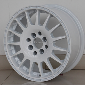 JDM Race Wholesale Jantes en alliage 15 pouces 4*100-114.3 8*100-114.3 15*7.0 Blanc Noir pour voitures particulières - Product Image 4