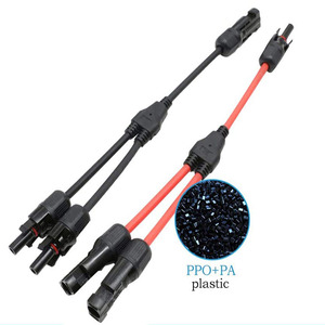 Connecteur parallèle de type Y, adaptateur de branche solaire, distributeur de câbles de panneaux solaires, prise de câble étanche à la poussière - Product Image 3