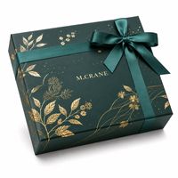 Boîte magnétique rigide haut de gamme personnalisée pour emballages de chocolats, de truffes et de biscuits, idéale pour les marques de cadeaux haut de gamme