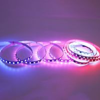 Tira de Luces LED RGB/GRBW Direccionables por USB, 12V/24V, Flexible, IP67 Impermeable, Programable, ArtNet/Control por Voz, Regulable