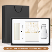 Kit Cadeau Promotionnel Personnalisé : Carnet, Stylo, Gobelet Isotherme, Parapluie – Cadeau d'Entreprise en Gros pour Événements et Fêtes