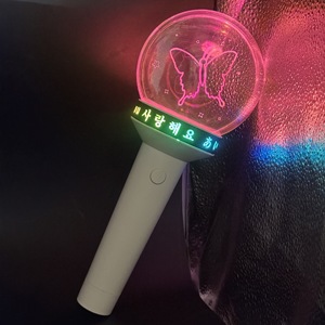 <b>LED</b> Glow Stick Custom Colorful Light Changeable Emitting Cheering Props Manual Button <b>Battery</b> Powered - Product Image 1