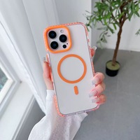 Étui de téléphone portable d'usine antichoc avec charge sans fil pour iPhone 17, coque magnétique robuste pour iPhone 16 15 14