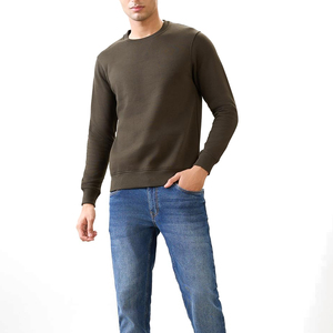 <b>Men</b> Casual Crew Neck <b>Sweatshirt</b> Custom Plain Cotton Fleece Pullover Long Sleeve Comfortable Soft Warm Wear <b>Men</b> <b>Sweatshirts</b> - Product Image 5