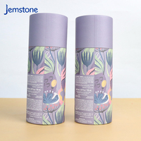 Maßgefertigte Recycelbare Kosmetik-Hautpflege Kraftkarton Zylinderverpackung 150 ml Lotion Duft Reed Diffusor Parfüm Papierröhre