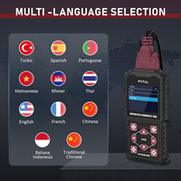 FXTUL M3 Outil de diagnostic universel OBD2 portable pour moto, scanner de réparation de moto pour Honda Yamaha SUZUKI VESPA EUROV
