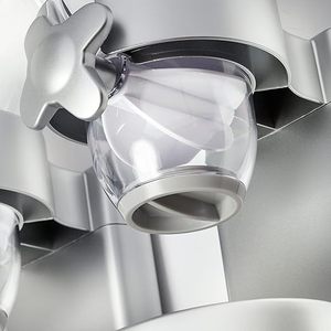 Nouveau distributeur de grain de récipient de stockage des aliments en plastique de double de petit déjeuner de vente chaude - Product Image 5