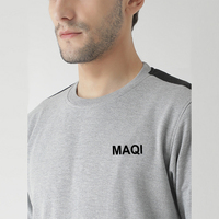 Ensemble de survêtement deux pièces en molleton technique pour homme, coupe ample, pour la salle de sport, l'entraînement, les activités décontractées en plein air et le fitness