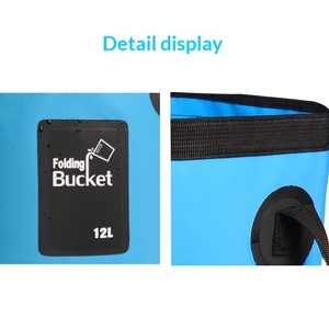 Seau de pêche étanche 20L en promotion, sac de rangement d'eau pliable portable, seau à poisson 3D pour activités extérieures, adapté à tous les âges - Product Image 3