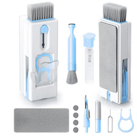 Kit de nettoyage électronique 11 en 1 avec brosses de nettoyage de forme longue boîte et stylos gratuits-pour le nettoyage d'ordinateur et d'outils