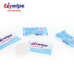 Salviette Compresse Usa e Getta Ezywipe, 100 Confezioni, 100% Rayon, Asciugatura Rapida, <span class=keywords><strong>Biodegradabili</strong></span>, per Viaggi, Campeggio e Famiglie - Product Image 3