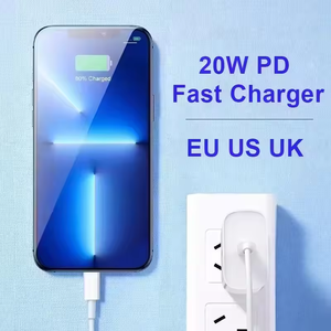 Set de Cargador Rápido PD de <span class=keywords><strong>20W</strong></span> con Cable <span class=keywords><strong>USB</strong></span>-<span class=keywords><strong>C</strong></span> de Alta Calidad, <span class=keywords><strong>Adaptador</strong></span> <span class=keywords><strong>USB</strong></span>-<span class=keywords><strong>C</strong></span> de Carga Rápida para iPhone 15, 14, 13, 12, 11 - Product Image 3