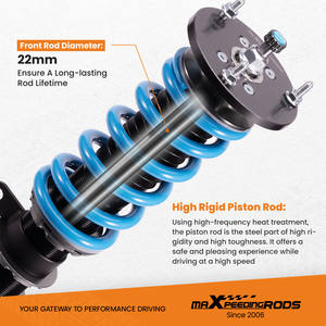 Amortiguadores Ajustables MaXpeedingrods, Suspensión Coilover para BMW Serie 5 (E60) 525xi 528xi 530xi 535xi 525xd <span class=keywords><strong>530xd</strong></span> 535xd 2004-2010 - Product Image 6