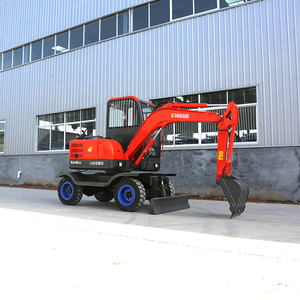 Pelleteuse 2.5t 3t 4ton 30500kg Mini <span class=keywords><strong>Tractopelle</strong></span> Retropelle Chine Chargeuse Pelle sur pneus Retrograver Kazici Graafmachines - Product Image 2