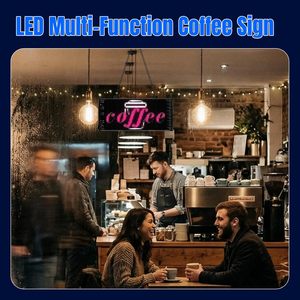 <b>LED</b> Open <b>Sign</b> 5x11in IP65 Waterproof USB Mobile CMS Programmable Display for Business Window Advertising - Product Image 5