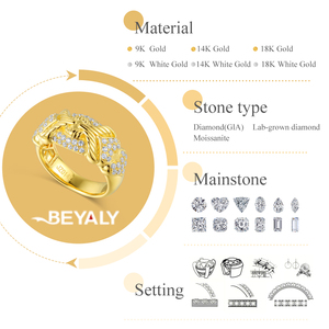 Sierlijke Vintage Sieraden Niet Aantasten 9K 14K 18K Gouden Mode Sieraden Geknoopte Ring Luxe Gouden Ring - Product Image 2