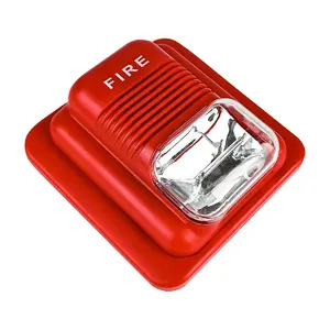 Allarme antincendio luce stroboscopica lampeggiante ecoscandaglio 12V 24V