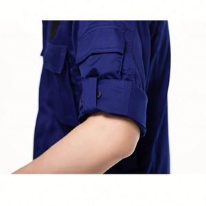 Design Customized New Work Clothes Winter Safety Long Sleeved Button up Shirt for Both Men and Women Security Uniform - Product Image 6