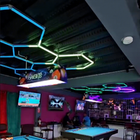 Éclairage Hexagonal à Effets Multiples Lampe de Scène Rgb Atmosphère Led Dj Lumières Disco