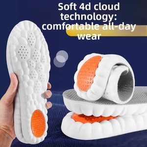 Semelles pour hommes et femmes, semelles en mousse à mémoire de forme 4D, semelles de massage confortables et respirantes, s'adaptent à tous les types de chaussures - Product Image 3
