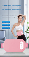 Ceinture de massage chauffante électrique vibrante sans fil NingdeCrius 2022 avec télécommande, pour amincissement abdominal, à base de tourmaline et aimants, pour le corps