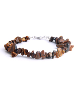Bracelets de bijoux de mode en cristal naturel cornaline améthyste oeil de tigre puce pierre perle bracelets cadeaux