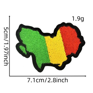 Südafrika Free Independent Stickerei Eisen auf Südafrika Patches - Product Image 3