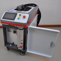 Mesin Pembersih Laser Pulsa Pendingin Air 500W dengan Pemindai Genggam, Mesin Pembersih Karat, Cat, dan Minyak Tugas Berat