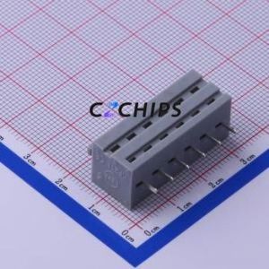 KF211V-5.0-6P Spring Terminal Block Through hole Component (THT),P=5mm Connector 5mm 6P 6 15A - Product Image 2