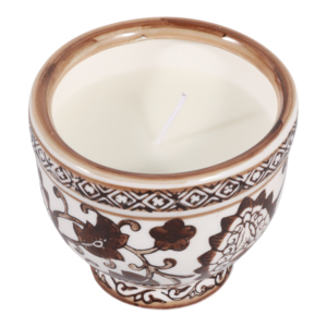 Bougie parfumée en céramique, petite bougie décorative en forme de pilier pour la décoration du salon, de la chambre et de la salle de bain - Product Image 4