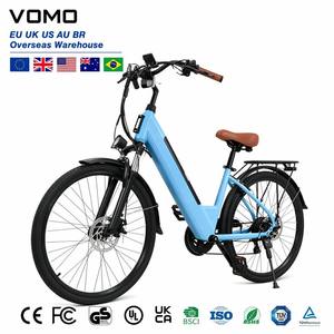 จักรยานไฟฟ้าไฮบริด VOMO ขนาด 26 นิ้ว โครงอะลูมิเนียม มอเตอร์กลาง 250W แบตเตอรี่ลิเธียม 48V จักรยานสำหรับในเมือง พร้อมระบบกันสะเทือนหน้า - Product Image 1