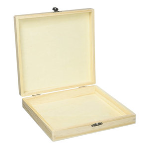 Boîtes à trésors <span class=keywords><strong>en</strong></span> <span class=keywords><strong>bois</strong></span> de pin rustique poli, écologiques, taille personnalisable, boîte cadeau artisanale <span class=keywords><strong>en</strong></span> <span class=keywords><strong>bois</strong></span> simple - Product Image 2
