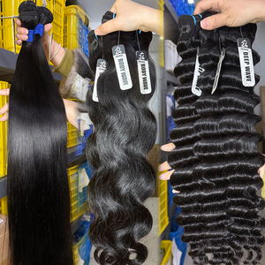 Capelli Vergini Indiani e Vietnamiti all'Ingrosso: Ondulati Profondi, Lisci, con Doppia Trama, Fasci di Capelli Umani Grezzi Indiani - Product Image 2