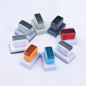 Sello de Flash fotosensible con forma de oficina, sellador automático premontado, fabricantes personalizados - Product Image 1