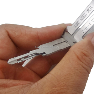 Gốc lishi truy cập Ấn Độ <span class=keywords><strong>2</strong></span> trong <span class=keywords><strong>1</strong></span> Auto Car Door Lock Picks Bộ giải mã mở khóa công cụ - Product Image 4