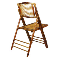 Chaises de banquet pliantes portables en bois massif de style ferme pour hôtels, événements, mariages, salle à manger, empilables, usage commercial