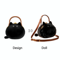 Sac à dos en peluche personnalisé avec logo ODM, sac à dos au design unique pour animaux, sac à dos personnalisé en peluche monstre