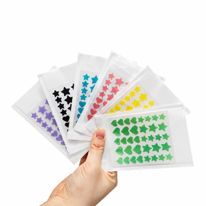 Patch Colorati per Acne con 36 Stelle/Cuori, Assorbenti e Coprenti, Prodotto per la Cura Personale e la Bellezza - Product Image 5