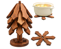Tapis de table de cuisine en bois de noyer de haute qualité, design champêtre, isolant, réutilisable, écologique, résistant à la chaleur, forme irrégulière, pour plats chauds