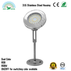 Mẫu acctpted vít sửa chữa DMX điều khiển RGB RGB + CCT thay đổi màu sắc không dây điều khiển âm nhạc dưới nước LED hồ bơi ánh sáng - Product Image 2
