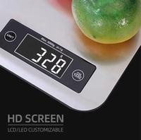 Blauwe Tand Keukenweegschaal Ow652bt Roestvrijstalen Materiaal Digitale Weegschaal Voor Voedingswaarde Max 5Kg