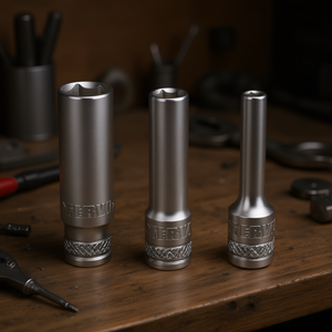 Jeu de clés à douille hexagonales Fervi, 3 pièces, kit d'outils en acier métrique - Product Image 3