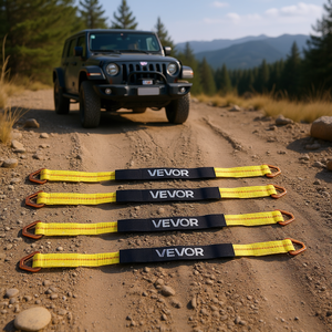 Kit de sujeción de ruedas Vevor con gancho de resorte de 10009 libras de resistencia a la rotura para coche, ATV, SUV, remolque, estilo neumático - Product Image 2