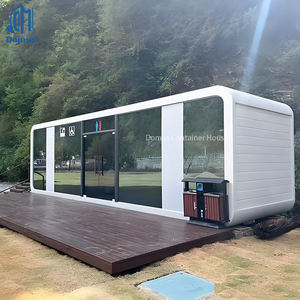 预制苹果小屋办公室预制豪华小型房屋20英尺现代防水易安装移动式热销店 - Product Image 1